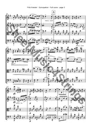 Copy Of Kreisler F. - Syncopation (Arranged For String Quartet) Viola And Piano
