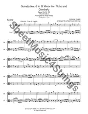 Vivaldi A. - Sonata No. 6 In G Minor Op. 13 Rv 59 Mvt. 2 (Viola Duo) Duos