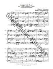 Bach J.c/casadesus- Adagio In E Minor (String Quartet) Quartets