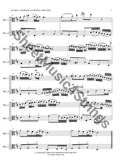 Bach J.s. - Sonata No. 2 In B Minor Bwv 1030 Mvt. (Viola Duo) Duos