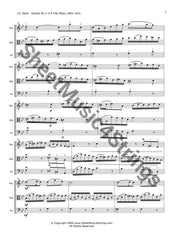 Bach J.s. - Sonata No. 2 In E Flat Major Bwv 1031 Siciliano (Violin Viola And Cello Trio) Trios