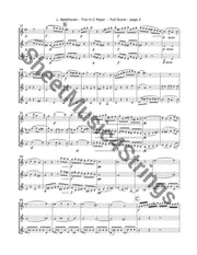 Beethoven L. - Trio In C Op. 87 Mvt. 1 (3 Violins) Trios