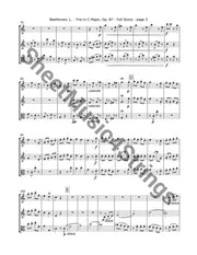 Beethoven L. - Trio In C Op. 87 Mvt. 4 (2 Violins Viola) Trios