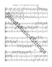 Beethoven L. - Trio In C Op. 87 Mvt. 4 (2 Violins Viola) Trios
