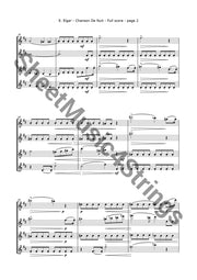 Elgar E. - Chanson De Nuit (Four Violins) Sheet Music