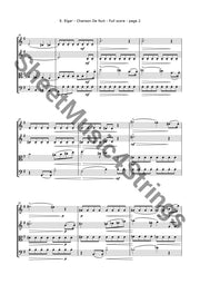 Elgar E. - Chanson De Nuit (String Quartet) Sheet Music