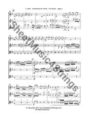Fiala J. - Concertino For 3 (Three Violins) Trios
