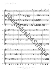 Janequin C. - Chanson No. 8 (4 Violins) Quartets