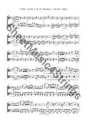 Mazas F. - Duet No. 3 Op. 39 (Viola Duo) Sheet Music