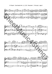 Mozart W.a. - Divertimento No. 3 K. 229 (2 Violins And Cello) Trios