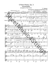 Nielsen C. - Humoreske (Three Violins) Trios