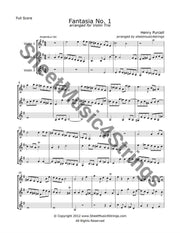 Purcell H. - Fantasia No. 1 (3 Violins) Trios