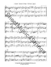 Quantz J. - Sonata In D Major Mvt. 1 (Three Violins) Trios