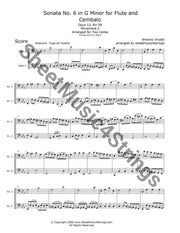 Vivaldi A. - Sonata No. 6 In G Minor Op. 13 Rv 59 Mvt. 2 (Cello Duo) Duos