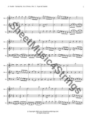 Vivaldi A. - Sonata No. 6 In G Minor Op. 13 Rv 59 Mvt. 2 (2 Violins And Cello Trio) Trios